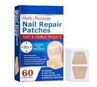 Nails Repair Patches, Toenails Restoration Wraps, Discolored Nail Stickers, Promote Healthy Appearance Easy Peel Application for Home, Salon, Daily Nails Care, 1.49x0.78x2.55 Inches
