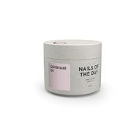 Nailsoftheday Cover base NEW Formula 04 Base suave de camuflaje para uñas color rosa polvo, 30 ml