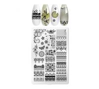 Nailss Art Stamping Plate Mariposa Diseño Uñas Plantilla Imágenes para Decoraciones Placas de Sello de Uñas Placas de Sello de Uñas