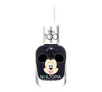 Nailtopia Bio-Sourced Chip Free Nail Lacquer Disney Collection Mickey - Superfood-Infused Polish - Chip Resistant Formula - Quick-Dry, Long Lasting Wear - Dark Purple-Black Creme - 5 ml