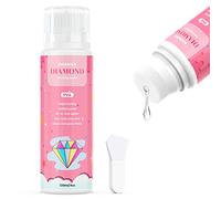 NAIMOER Sellador de pintura de diamantes de 120 ml, sellador de arte de pintura de diamantes con cabezal de esponja, accesorios de pintura de diamantes 5D para pintura de diamantes
