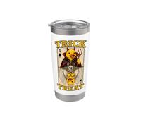 Naipes de goma con diseño de ángel diablo Vaso térmico de acero inoxidable de doble pared