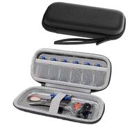 naisc Funda de seguridad para maquinilla de afeitar, compatible con Gillette & Harrys, Billie, funda de viaje de seguridad para hombre, organizador de viaje con cremallera, bolsa de transporte con