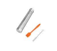 Naisfei 12 Pulgadas Acero Inoxidable Ahumador, Caja de Ahumador de Barbacoa, Generador de Humo Frío Accesorios para Barbacoa de Gas y Carbón de Leña para Exterior Jardín Hogar