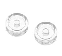 Naisfei Pesas de fermentación de vidrio con mango de fácil agarre, paquete de 2 tarros de vidrio fermentado Kimchi de piedra pesada para encurtidos, tarros Mason tapas de fermentación