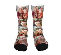 Naispanda Calcetines faciales personalizados,Personalizable Calcetines,Pon tu Foto en Calcetines Regalo Original Personalizado para Hombre,Mujer