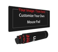 Naispanda Personalizado Foto Alfombrilla para ratón XXL Profesional (100 x 30 cm). Base Antideslizante Especial para Gamer Personalizada Mouse Pad Personalizable