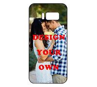 Naispanda Personalizado Foto Texto Teléfono Funda Compatible con Samsung Galaxy S8 con Protección de La Cámara, Personalizar Carcasa de Parachoques Prueba Golpes, TPU Silicona Caso Delgada Case