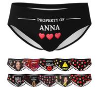 Naispanda Slips Homme Personalizados Calzoncillos Tipo bóxer Personalizada Calzoncillos Hombre Slip Personalizados Slips Homme con Foto