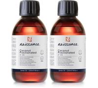 Naissance Aceite de Coco Fraccionado (No. 218) 225ml - Coco Liquido - para Aromaterapia, Masajes, Cabello, Pelo, Piel (Paquete de 2)