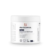 Naissance Aceite de Coco Orgánico Refinado (Sólido) (No. 227) 250g - Puro, Natural, Certificado Orgánico, Libre de Crueldad y Vegano - Aromaterapia, Cuidado de la Piel y del Cabello, Belleza Casera