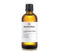 Naissance Aceite Esencial de Cedro del Atlas (No. 187) - 100ml - Puro, Natural & No Diluido - Para Quemador, Humificador, Aromaterapia, Difusor, Masajes - Velas, Jabon, Baño