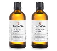 Naissance Aceite Esencial de Eucalipto Citriodora (No. 150) - 200ml (2x100) - Puro, Natural - para Aromaterapia, Difusor, Masajes - Velas, Jabon, Baño