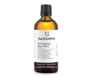 Naissance Aceite Esencial de Eucalipto Globulus (No. 101) - 100ml - Puro, Natural, Vegano & No Diluido - Para Quemador, Humificador, Aromaterapia, Difusor, Masajes - Velas, Jabon, Baño