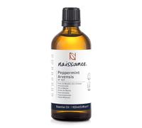 Naissance Aceite esencial de menta (Arvensis) (No. 107) - 100 ml - puro, natural, libre de crueldad, vegano y sin diluir - Uso en aromaterapia, humidificadores y difusores