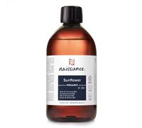 Naissance Aceite Vegetal de Girasol BIO 450ml - Natural, Certificado Ecológico, Vegano - Para Cuerpo, Cara, Piel, Pelo, Uñas