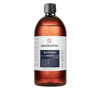 Naissance Aceite Vegetal de Girasol BIO 900ml - Natural, Certificado Ecológico, Vegano - Para Cuerpo, Cara, Piel, Pelo, Uñas