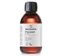 Naissance Aceite Vegetal de Linaza Virgen (No. 219) 225ml - Para Cuerpo, Cara, Piel, Pelo, Uñas
