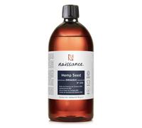 Naissance Aceite Vegetal de Semillas de Cáñamo BIO (No. 206) 900ml prensado en frío, virgen, certificado ecológico, vegano y no OGM