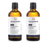 Naissance Peppermint Essential Oil 200 ml (2 x 100ml) Certificado Orgánico 100% puro