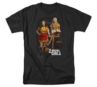 NAIYOUFABING 2 Broke Girls Men's MAX & Caroline T Shirt Black S