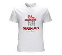 NAIYOUFABING Afrika Bambaataa - Death Mix Album Cover T-Shirt White M
