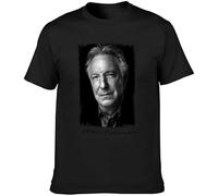 NAIYOUFABING Alan Rickman 1 For Gift T Shirt Black M