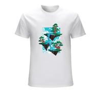 NAIYOUFABING Bonsai Floating Island T-Shirt White XL