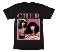 NAIYOUFABING Cher Mens T-Shirt Unisex Black L
