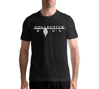 NAIYOUFABING Collective Soul T Shirt Men's Cotton Black XL