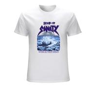 NAIYOUFABING Edge of Sanity Nothing But Death Remains Death Metal T-Shirt White L