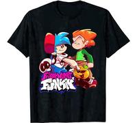 NAIYOUFABING Friday Night Funkin Boyfriend and Pico T-Shirt Black XXL