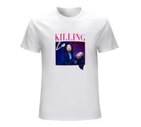 NAIYOUFABING Killing Eve Throwback T Shirt Pay White M
