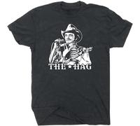 NAIYOUFABING Merle Haggard T Shirt Hag Vintage Country Music Outlaw Men Concert Band Black L
