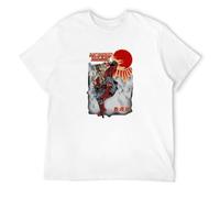 NAIYOUFABING Monkey Magic T-Shirt Mens Retro Chinese Fantasy TV Show Martial Arts 70'S 80'S Men White XL