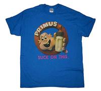 NAIYOUFABING Primus Suck On This T Shirt Funk Metal Les Claypoool Blue S