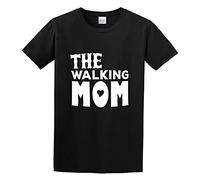 NAIYOUFABING The Walking Mom O Neck Men T-Shirt Black M