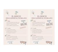 NAÏZAYA Juego de despedida de soltera - 30 folletos de desafío verdad extra para novia y amigos - Juego divertido para fiesta de soltera