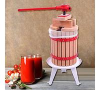 NAIZY 30L Prensa de Frutas Extractor Filtro Jugo Exprimidor Manual Prensa Naranja Incl. paño de Prensa para Mosto Macerado Vino Sidra (Prensa de Frutas, 30L)