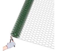 NAIZY Malla de alambre de 35 m, 100 cm de altura, cortable, rejilla hexagonal, 1,3 mm de grosor, para aves de corral, conejos, gallinas