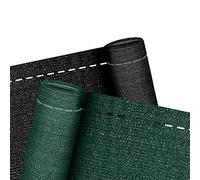 NAIZY pantalla de valla privacidad protección contra el viento 150 g/m² HDPE con UV estabilizado y resistente a la intemperie para valla y barandilla de balcón(Verde, 1,5m x 10m)
