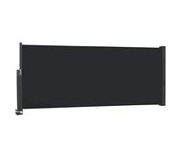 NAIZY Toldo Lateral retráctil 100x300 cm Protección de privacidad retráctil 100% poliéster Toldo UV con asa para balcón, terraza y jardín - Antracita
