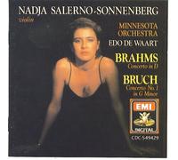 Najda Salerno-Sonnenberg, violin - Brahms & Bruch: Violin Concertos Najda / Salerno-Sonnenberg / Edo De Waart