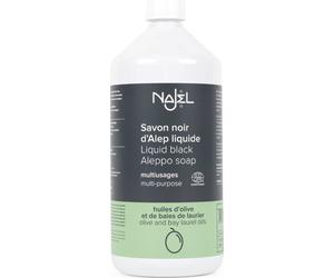 Najel Jabón de Alepo Líquido Negro - Oliva - 1 l Najel