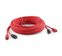 Nakamichi Cable RCA de cobre libre de oxígeno (OFC) 2 macho a 2 macho audio estéreo subwoofer auxiliar para cine en casa amplificador sistema Hi-Fi de alta fidelidad altavoces de coche (8 m / 26.1 ft)