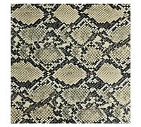 NAKAN 135x100cm Tela de Polipiel por Metros con Patrón de Serpiente, 1mm Espesor Tela de Tapicería de Vinilo para Manualidades, Decoraciones, Sillones Sofá(Color:2)