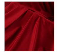 NAKAN Rojo Tela de Terciopelo por Metro Tela Decorativa No Elástico de Poliéster 150cm de Ancho para Manualidades, Decoración del Hogar, Vestuario, Tapicería(Size:1m,Color:44)