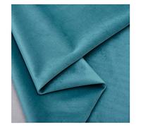 NAKAN Tela de Terciopelo Verde Azulado Material de Tela de Terciopelo de 145cm de Ancho para Tapicería, Muebles Suaves, Cortinas Artesanales, Decoración del Hogar(Size:2m)