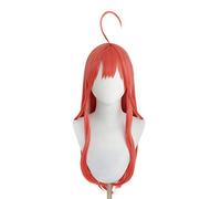 Nakano Itsuki Red Long Wig Cosplay Disfraz The Quintuplets por excelencia Pelo resistente al calor Mujeres Cosplay Pelucas MZ-1361