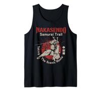 Nakasendo Samurai Trail Japón Guerrero Edo Período Caminante Camiseta sin Mangas